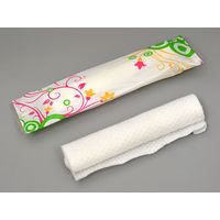 高級レーヨンエンボスおしぼり ポップ RE70M2630B006 1包：480本（60×8） 日本ラインファースト（直送品）