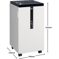 【設置・引取込】 明光商会 MS シュレッダ クロスカット A3 92L 細断75枚細断 PDーF75PーLM メディア細断 屑慣らし機能（直送品）