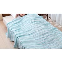 丸宗 今治産5重織ガーゼケット3色組ブルー・ピンク・ベージュ シングル a16342（直送品）