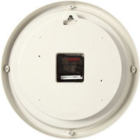 ノア精密 ガラス印刷時計：グラスアワー 掛け時計 [スイープ] 直径302mm W-725 IV-Z 1個（直送品）