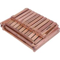 キャプテンスタッグ CSクラシックス 木製2段エントランスラック520 UP-2640（直送品）