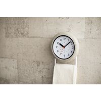 ノア精密 MAG 防滴バスクロック 掛け時計 [スイープ 防滴] 直径170mm W-749 GY 1個（直送品）