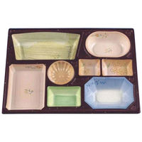 北原産業 紙BOX 120-90深玄/F-2常盤 セット BSBP-19917 1包：60（20×3）（直送品）