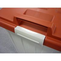 アスベル ゴミ箱 屋外用 ハンドル付カラー分別ペール70L 1セット(2個) 6715（直送品）