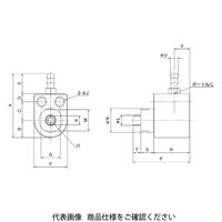 コンバム バーブ継手付超小形シリンダ TKYシリーズ TKYーOー10ー5 1セット(2個)（直送品）