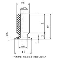 コンバム 特殊形状パッド PEGー8ーS 1セット(4個)（直送品）