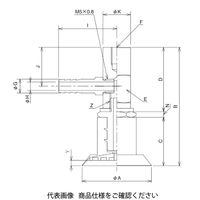 コンバム 継手付固定式金具付パッド PNYKー131ーS 1セット(2個)（直送品）