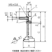 コンバム 継手付固定式金具付パッド PRTK-9.5-25-N 1セット（2個）（直送品）