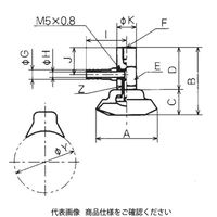 コンバム 継手付固定式金具付パッド PRYK-32-32-N 1セット（2個）（直送品）