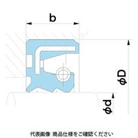 NOK オイルシール TC4 TC4487012 1セット(4個)（直送品）