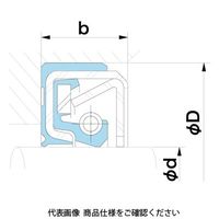 NOK オイルシール TCN TCN10012513ーF 1個（直送品）