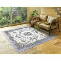 萩原 ゴブランシェニールラグ ブーケ 約幅2000×奥行2500mm グレー 240612819 1枚（直送品）