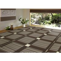 萩原 PP柄上敷 ガナッシュ 本間 1帖 幅9550×奥行1910mm ブラウン 15242500 1枚（直送品）