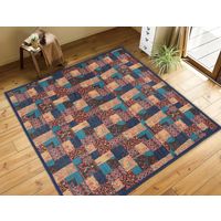 萩原 ウォッシャブル綿キルトマルチカバー アーグ 約幅1850×奥行1850mm マルチ 270067900 1枚（直送品）