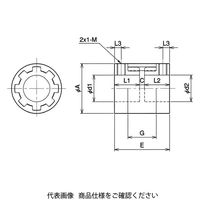 日本ミニチュアカップリング MFカップリング MFー030ー8×10 MF-030-8X10 1セット(2個)（直送品）