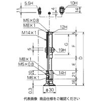 コンバム バッファ式金具付パッド NAPATS-30B-15-N 1個（直送品）