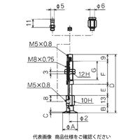 コンバム バッファ式金具付パッド NAPATS-20B-10-F-O 1個（直送品）