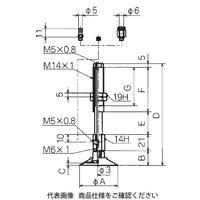 コンバム バッファ式金具付パッド NAPAYSー30ー15ーNーO 1個（直送品）
