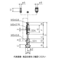 コンバム バッファ式金具付パッド NAPBTS-10A-10-S 1個（直送品）