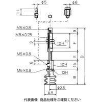 コンバム バッファ式回り止め金具付パッド NAPCTH-10-10-S 1個（直送品）
