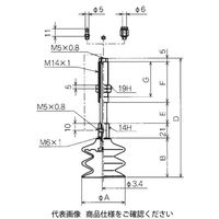 コンバム バッファ式金具付パッド NAPCTS-40-6-N 1個（直送品）