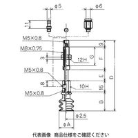 コンバム バッファ式金具付パッド NAPCTS-20-10-N 1個（直送品）