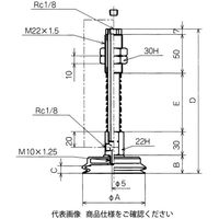 コンバム バッファ式金具付パッド NAPJTSー60ー50ーU 1個（直送品）