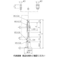 コンバム バッファ式回り止め金具付パッド NAPNTH-131-15-S-O 1個（直送品）