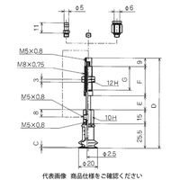 コンバム バッファ式金具付パッド NAPNTS-130B-15-S-O 1個（直送品）