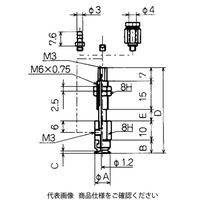 コンバム バッファ式金具付パッド NAPFYS-8A-3-N-T 1個（直送品）