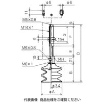 コンバム バッファ式回り止め金具付パッド NAPCTH-40-15-N-T 1個（直送品）