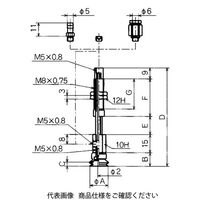 コンバム バッファ式回り止め金具付パッド NAPJTHー15ー15ーSーO 1個（直送品）