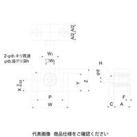 森本精密シャフト サポートユニット 固定（駆動）側 角形タイプ MSK-8K 1個（直送品）