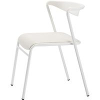 ライオン事務器 LEO スタッキングチェア LE-230S-WH 89035 1脚（直送品）