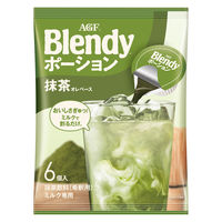 【ポーション】味の素AGF ブレンディ ポーション 抹茶オレベース 1セット（6個入×3袋）