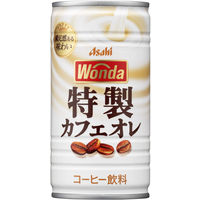 【缶コーヒー】アサヒ飲料　WONDA（ワンダ） 特製カフェオレ 185g 1箱（30缶入）