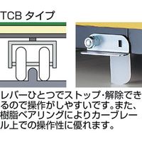トラスコ中山 TRUSCO ライン作業台用回転キャリープラット ベアリング型 CLD-47 50TCB 1台 240-9615（直送品）