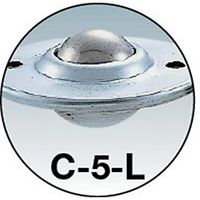 トラスコ中山 TRUSCO ボールキャスターユニット フリーテーブル脚付 600×600 P75 Cー5L×64 FT-60-75AS 1台（直送品）