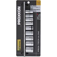 キソパワーツール 1/4”ソケット9点セット 83662 1セット（直送品）