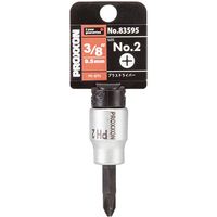 キソパワーツール （+）ソケットビット 3/8” 83595（直送品）