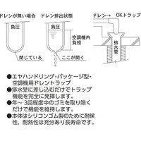 アウス OKトラップ（空調機用ドレントラップ）短エル型 OK-C32L（直送品）