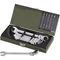 キソパワーツール マイクロスピーダーフレックスコンビレンチセット7本 82150 1セット（直送品）