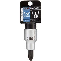 キソパワーツール （+）ソケットビット 1/2” 83472（直送品）