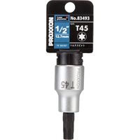 キソパワーツール トルクスビットソケット 1/2” ショート（55mm） T45 83493（直送品）
