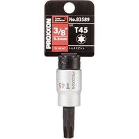 キソパワーツール トルクスビットソケット 3/8” いじり穴なし T45 83589（直送品）