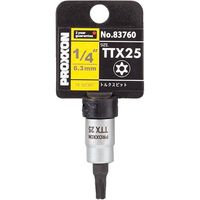 キソパワーツール トルクスビットソケット 1/4” TTX25 83760（直送品）