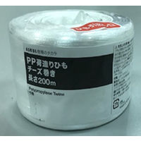 「現場のチカラ」アスクル PP荷造ひも 200m チーズ巻き 1セット（5巻：1巻×5）  オリジナル
