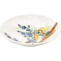 ブルーム 美濃焼 林民和ひなたの森小皿/きつね・椿/small dish/9.5×1.5cm/日本 16615 1セット（10枚：5枚入×2箱）（直送品）