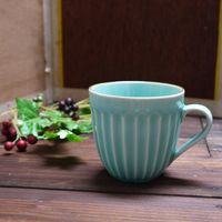 ブルーム 美濃焼 孔雀マグカップ/ターコイズブルー/9×9cm/日本 60700 1セット（4個：1個入×4箱）（直送品）