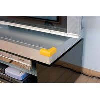 安心クッション L字コーナー 細 黄色 4個組 アンシンLコーナーホソ キイロ4コ カーボーイ（直送品）